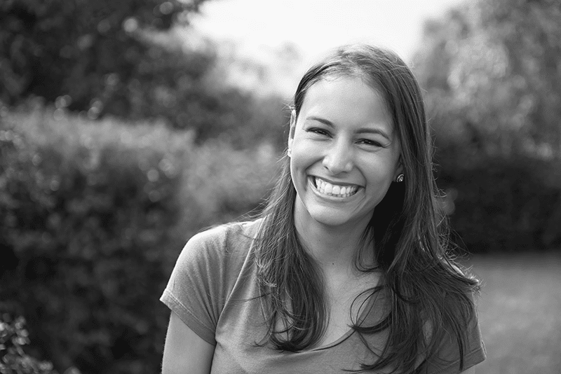 Beautiful Brunette Smiling Enjoying Outdoors