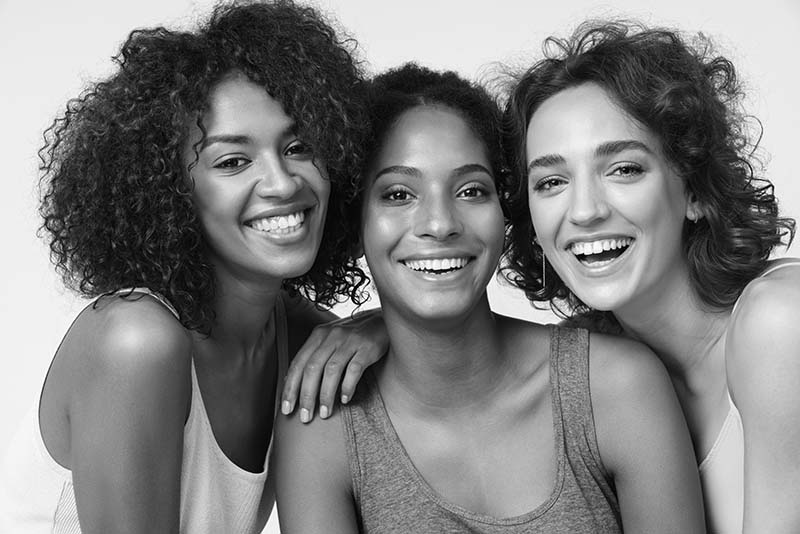 Dr. Burke Facial Plastic Surgery Happy Young Women Different Races