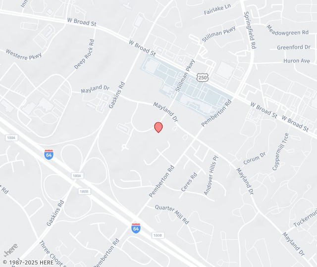 Location Map: 3450 Mayland Court Henrico, VA 23233
