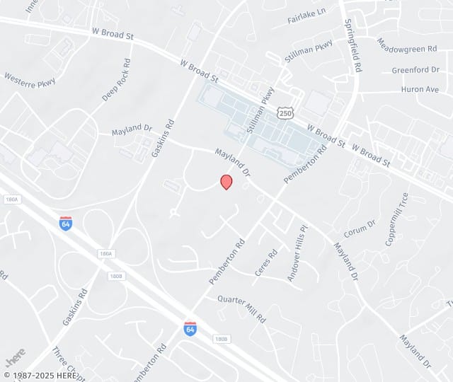 Location Map: 3450 Mayland Court Henrico, VA 23233